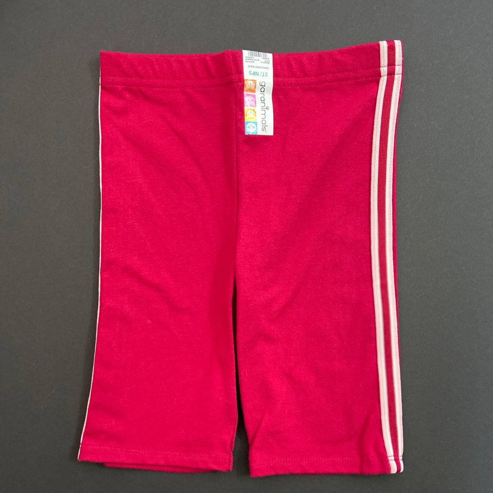 Size 5T Girls Maroon Taped Shorts